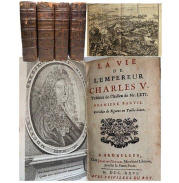 Leti - La vie de lEmpereur Charles V - 1726