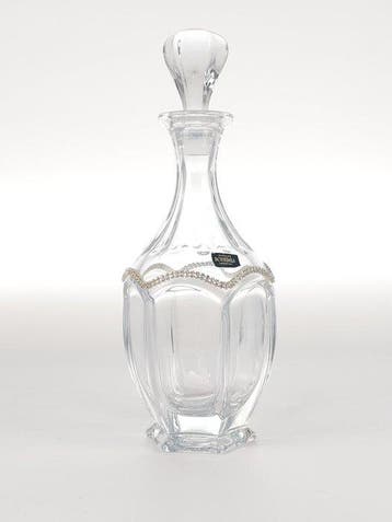 Fles - Kristal - Boheems kristallen fles