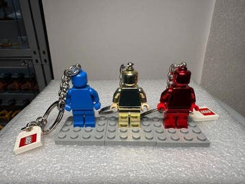 Lego Minifiguur - Minifigures - RARE VIP Chrome Red, Chrome, Nieuw