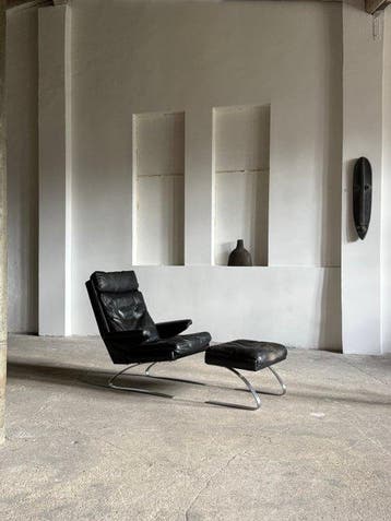 Cor - Reinhold Adolf - Lounge stoel - Schommelstoel - Leder,