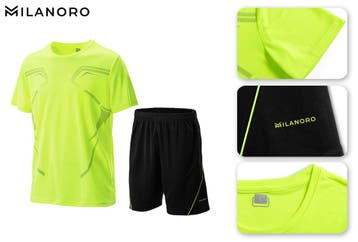 2dekans | Milanoro - Stijlvol sportsetje voor mannen - Groen, Overige maten, Ophalen of Verzenden, Zo goed als nieuw, Milanoro