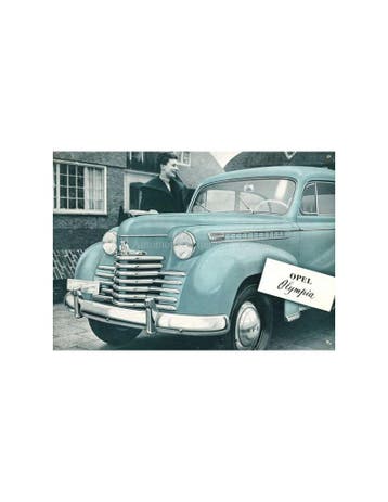 1946 OPEL OLYMPIA BROCHURE NEDERLANDS, Nieuw, Opel, Author