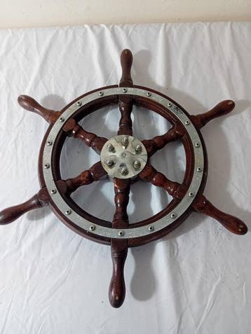 Maritieme objecten - Unkown - Teak roestvrij staal aluminium