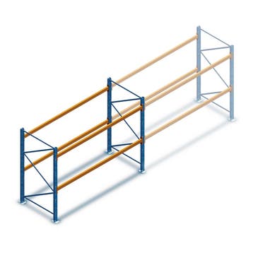 Gebruikte JH MPB palletstelling 3500x2300x1100 mm (hxbxd) 2