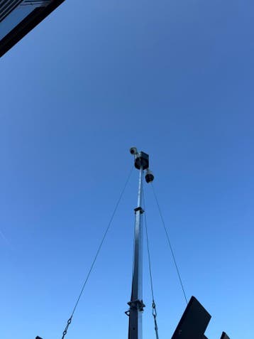 Mobiele Cameramasten lamp; lichtmasten Bouwguard Te huur, Ophalen, Nieuw, Buitencamera