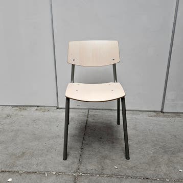 Eromes houten kantinestoel - ahorn (alleen per set), Ophalen of Verzenden, Nieuw