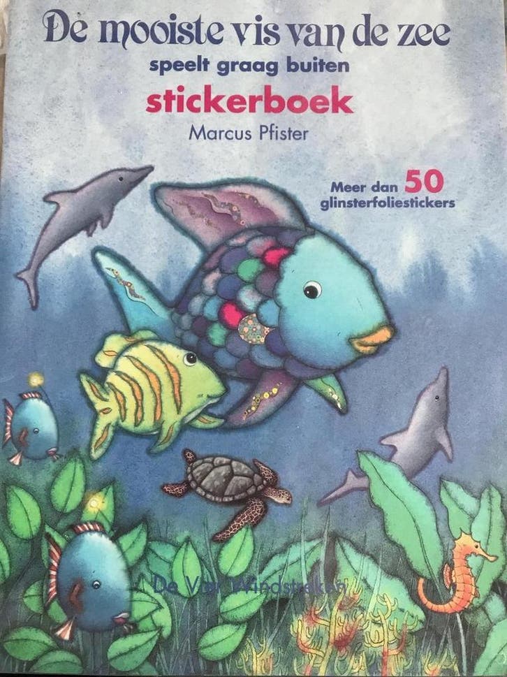 Mooiste vis speelt graag buiten stickerb 9789055797080, Boeken, Kinderboeken | Kleuters, Zo goed als nieuw, Verzenden