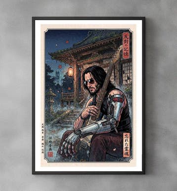 Sato Hageshi - Johnny’s Last Song - Cyberpunk 2077 - Signed, Nieuw