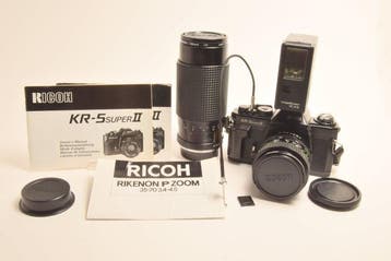 Ricoh KR-5 Super II + Rikenon 35-70mm + Tokina 80-200mm |, Nieuw