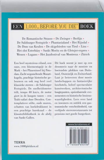 Duitsland Zwitserland en Oostenrijk / 1000 plekken serie, Boeken, Reisgidsen, Verzenden, Zo goed als nieuw