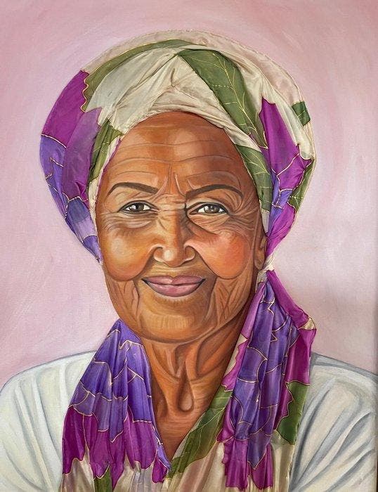 Ana Sánchez Ramírez - Mujer Soberana, Antiek en Kunst, Kunst | Schilderijen | Modern