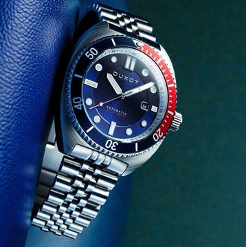 Duxot - Automatic - Domed Sapphire - Pepsi - 24 Jewels -, Nieuw