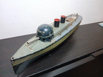 GEBRÜDER BING NÜRNBERG (GBN) - Blikken speelgoed - GUNBOAT