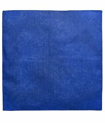 Haarband Bandana Zakdoek 55cm – Basic – Blauw, Nieuw