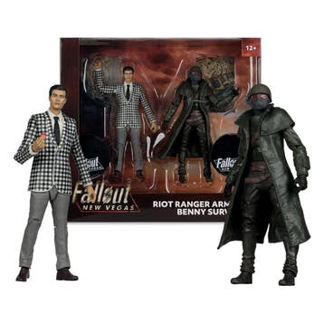 Fallout: New Vegas Statue 2-Pack Riot Ranger Armor & Benn..., Ophalen of Verzenden, Nieuw