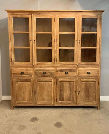 Teak kast Oldenzaal -  200 cm, Ophalen of Verzenden, Nieuw, Teakhout
