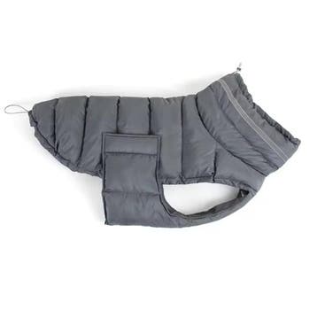 Honden Winterjas Grijs voor grotere honden (Hondenkleding), Ophalen of Verzenden, Nieuw, Hondenjas