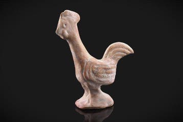 Oud-Grieks, Magna Graecia Prachtige terracotta rammelaar