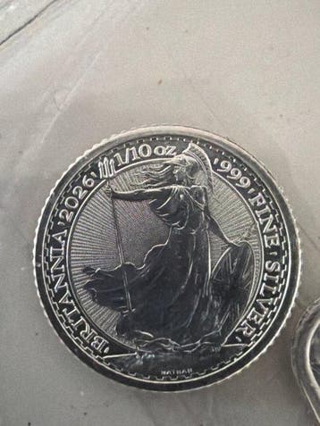 Verenigd Koninkrijk. 20 Pence 2026 Britannia - 1/10 Oz
