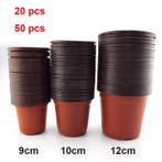 Kunststof Kweekpotten Set met Drainage – Plantenpotten Tuin, Verzenden, Nieuw