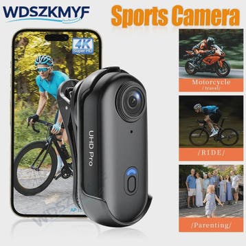 4K Mini Actiecamera met WiFi - POV Bodycam voor Motor, Helm, Verzenden, Nieuw