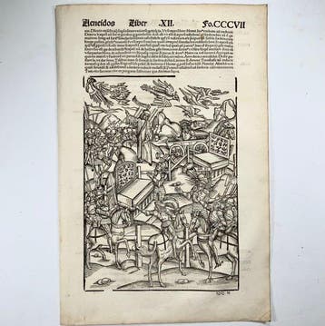 Master of Gruninger Workshop, Virgil - Aeneid - Breaking of
