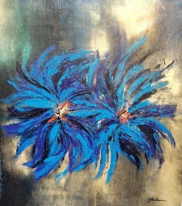 Myriam Carbonnier - La force des fleurs bleues