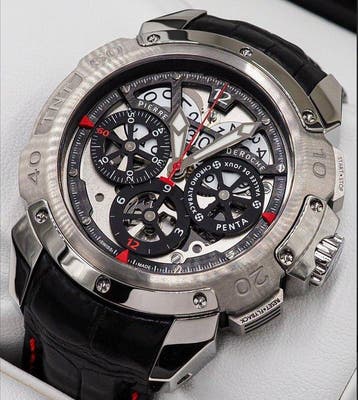 Pierre DeRoche - TNT Chronograph - B-01580 - Heren -, Nieuw
