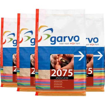 4x Garvo Vogelvoer Alfastart Pride (207540) 4 kg, Verzenden, Nieuw