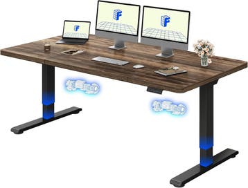 Zit sta bureau - Elektrisch - Verstelbaar - 180x80 cm - Wit/, Verzenden, Zo goed als nieuw