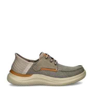 Skechers Hands Free Slip-Ins Hasting instapschoenen, Verzenden, Nieuw, Bruin, Skechers