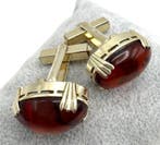 Zonder minimumprijs - Manchetknopen Zilver Barnsteen -