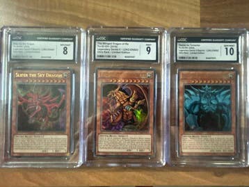 Konami - 3 Graded card - Yu-Gi-Oh! - CGC 10, Nieuw