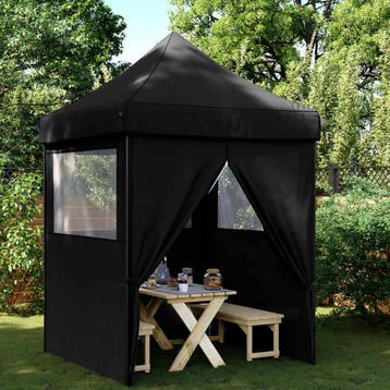 vidaXL Partytent 200 x 200 x 306 cm Zwart Oxford Stof, Verzenden, Nieuw, Partytent