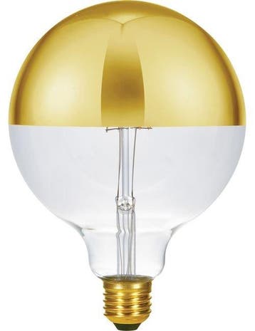 SPL LED Kopspiegellamp Goud G125 E27 6.5W 520lm 2500K Dim..., Ophalen of Verzenden, Nieuw