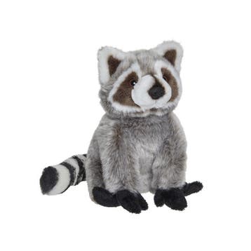 Nature Planet wasbeer knuffel - pluche - 18 cm, Verzenden, Nieuw