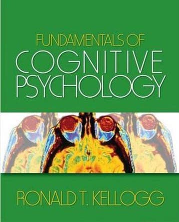 Fundamentals of Cognitive Psychology - Ronald T. Kellogg, Verzenden, Gelezen, Ronald T. Kellogg