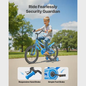 Kinderfiets BMX Stijl Blauw - 14, 16, 18 inch - Met Zijwielt, Verzenden, Nieuw