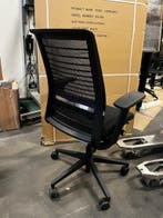 Steelcase Think V2 - Nieuwste Model, Huis en Inrichting, Bureaustoelen, Verzenden, Zwart, Zo goed als nieuw, Bureaustoel