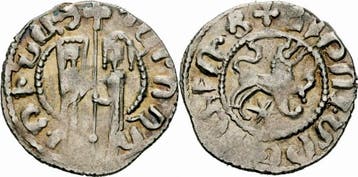 1226-1270 Armenien Koenig Hetoum I Tram Sis Zabel Loewe S..., Verzenden