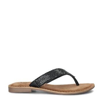 Lazamani slippers voor dames in het Zwart, Slippers, Verzenden, Zwart, Lazamani