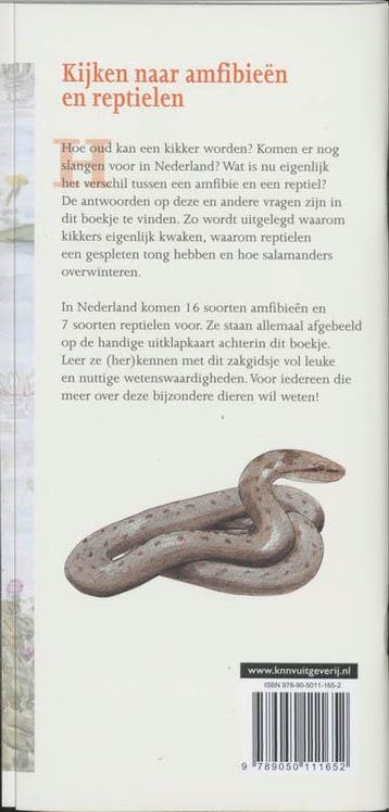 Amfibieen en reptielen in beeld / In beeld / 8 9789050111652, Verzenden, Gelezen, F. Bos
