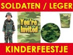 Soldaten / Camouflage kinderfeestje - Leger feestartikelen, Verzenden, Nieuw, Feestartikel, Verjaardag