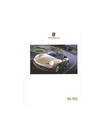 2000 PORSCHE 911 CARRERA HARDCOVER BROCHURE NEDERLANDS, Nieuw, Porsche, Author