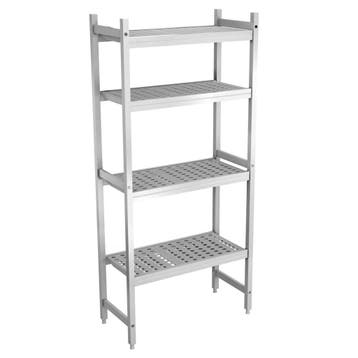 GGM Gastro | Aluminium/kunststof stelling - 776x1800mm - |, Verzenden, Nieuw in verpakking