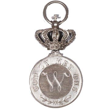 Nederland. Wilhelmina. Silver Medal of Honour associated, Postzegels en Munten, Munten | Nederland