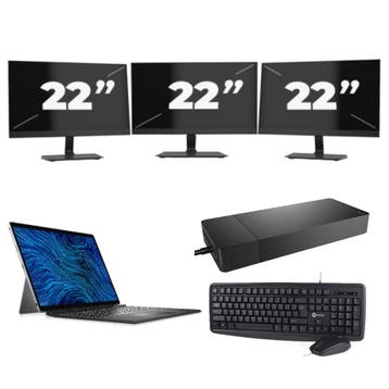 Dell Latitude 7320 -   i7-11e 16GB  - 256GB  + 3x 22 inch, Computers en Software, Windows Laptops, Qwerty, Verzenden, 13 inch