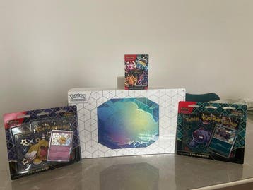 Pokémon - 4 Box - Collezione Ultra Premium Terapagos-ex -, Hobby en Vrije tijd, Verzamelkaartspellen | Pokémon, Nieuw