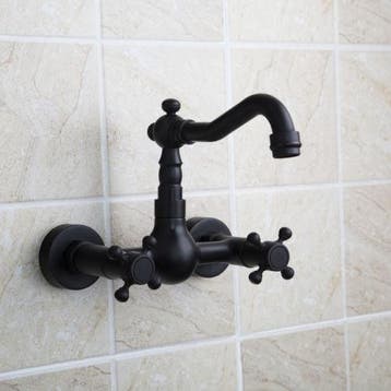 Klassieke nostalgische gewreven olie bronzen badkraan muurbe, Doe-het-zelf en Verbouw, Sanitair, Verzenden, Nieuw