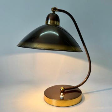 Helo Leuchten - Lamp - Koper, Messing - Art Deco Desk Lamp